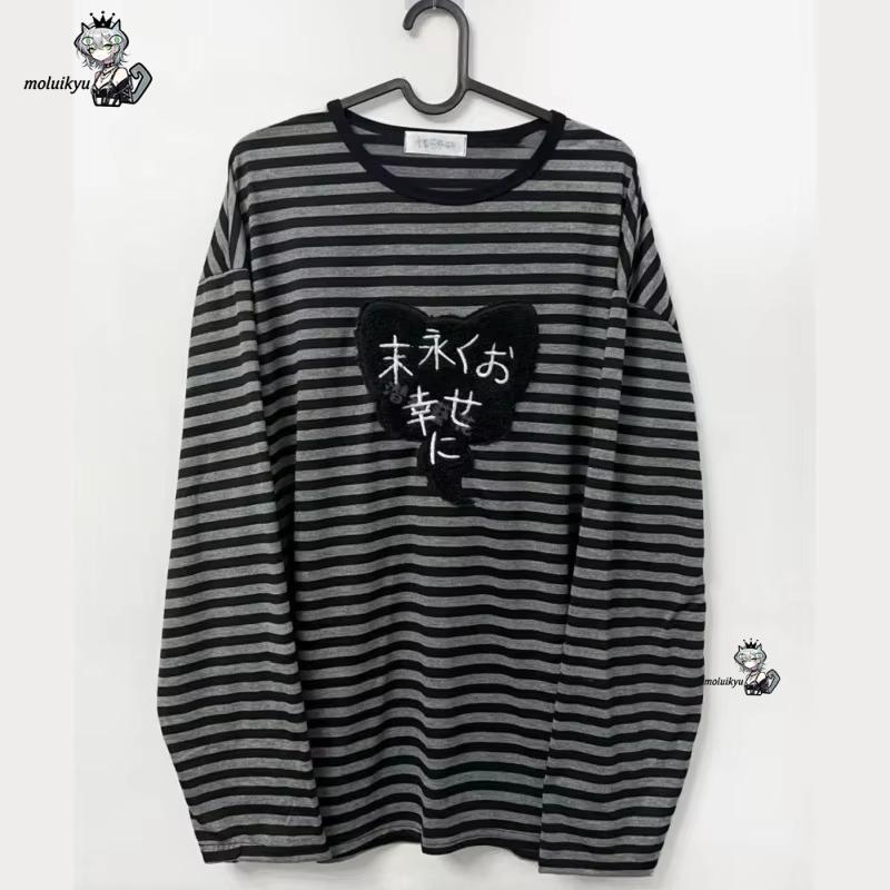Embroidery A - Y2K Amerikaanse punk vintage O-hals shirts