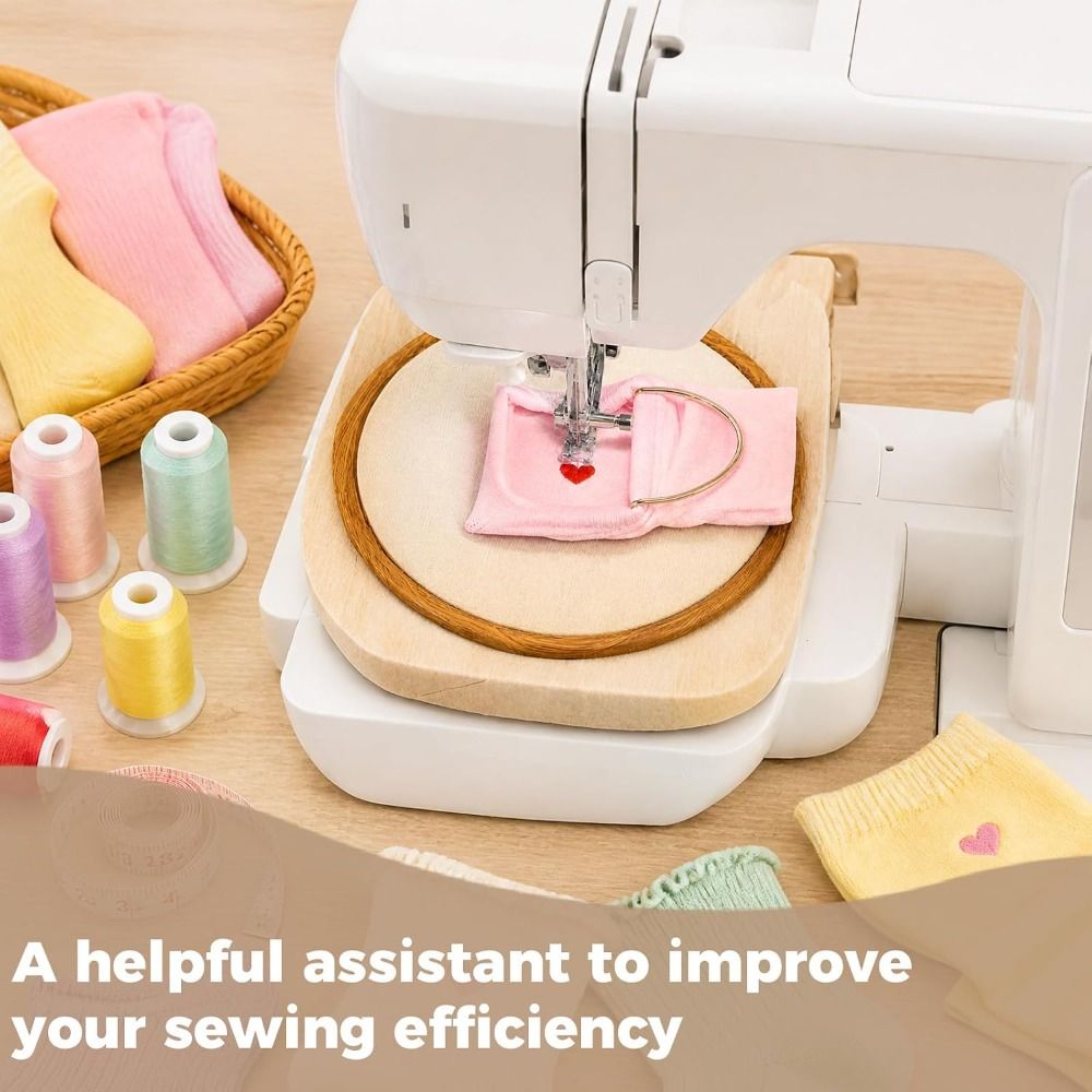 Embroidery Roses - 3-delige set metalen borduurringen met antislip