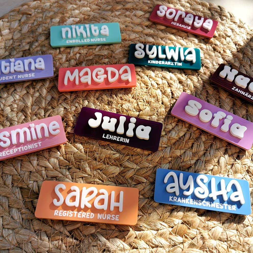 Gepersonaliseerde naam broche  - Embroidery Names recensie en prijs