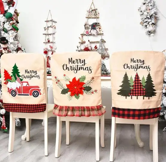 4/6/8 Stuks Kerst Stoelhoes Li - Embroidery Xmas Decorations recensie en prijs