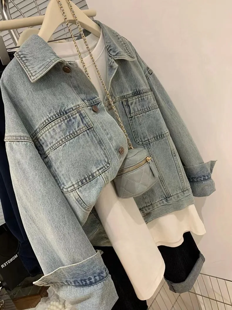 Denim Jas Vrouwen Y2k Lente He - Embroidery Gothic recensie en prijs