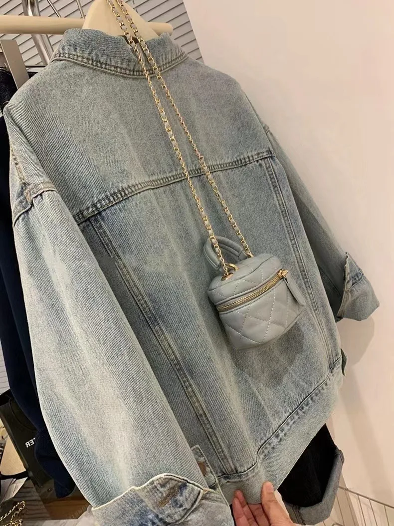 Denim Jas Vrouwen Y2k Lente He - Embroidery Gothic recensie en prijs