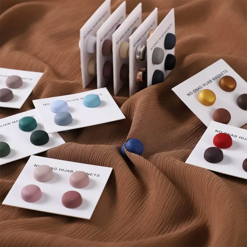 4 stks/kaart Matte Magneet Hij - Embroidery Hijab recensie en prijs