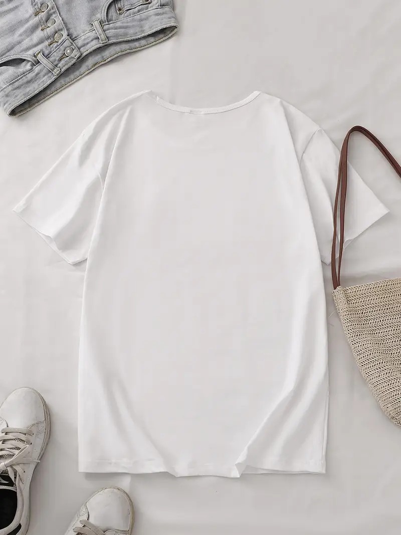 Kaart T-shirt Dames Grafisch E - Embroidery Normal Map recensie en prijs