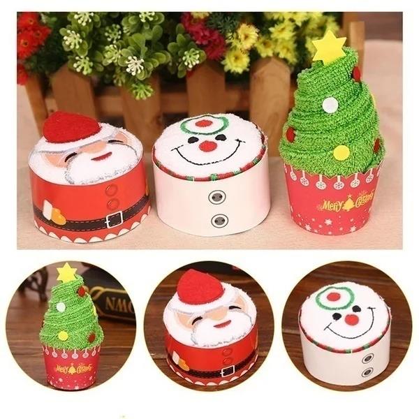 Kerst Handdoeken 30*30 Cm Leuk - Embroidery Xmas Decorations recensie en prijs