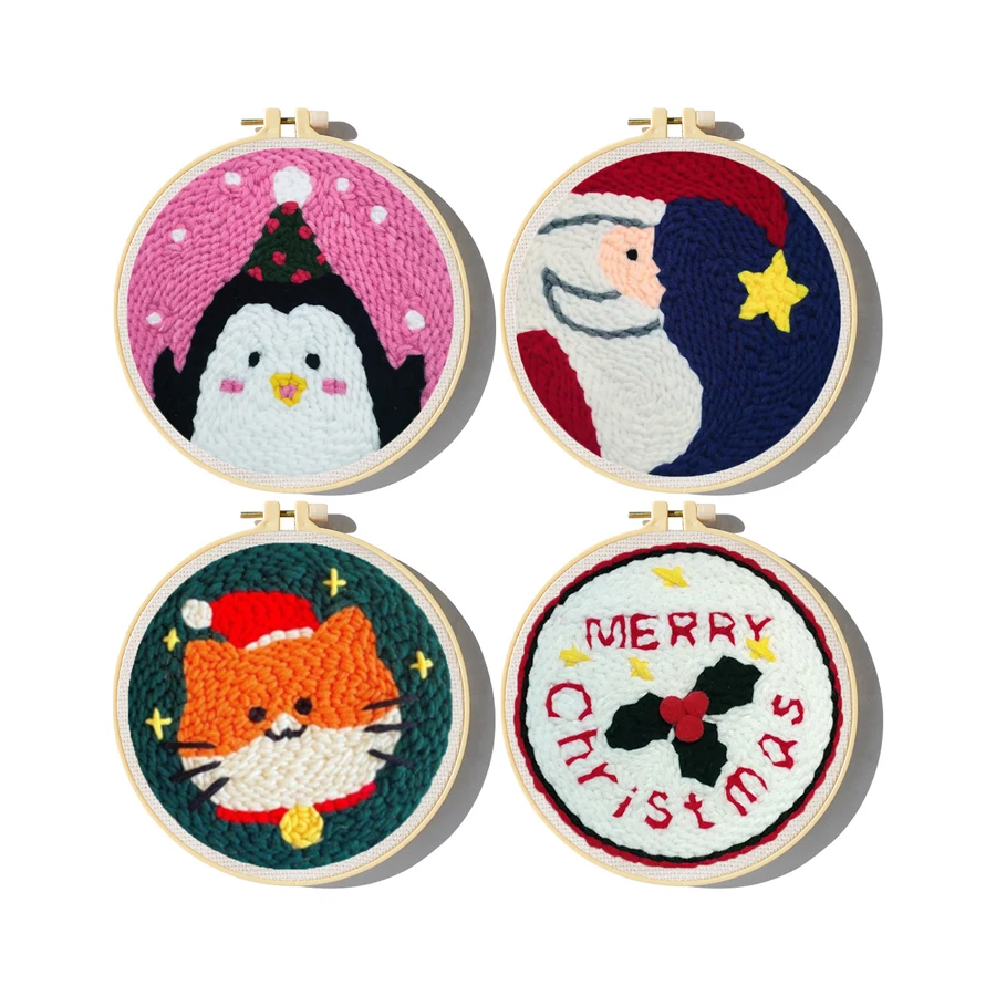 Xmas Punch Naald Borduurwerk K - Embroidery Xmas Decorations recensie en prijs