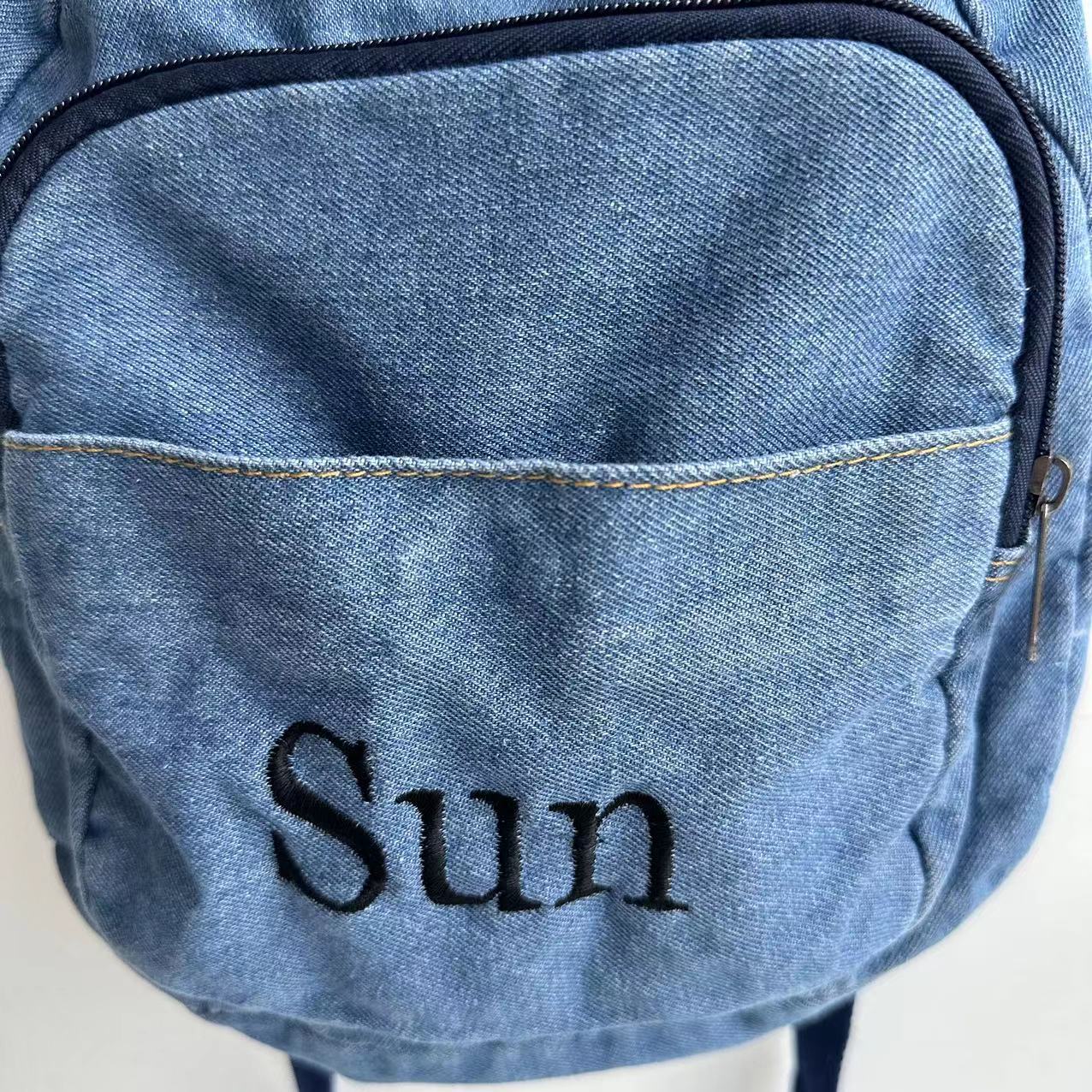 Denim Rugzak Meisjes Nieuwe St - Embroidery Names recensie en prijs