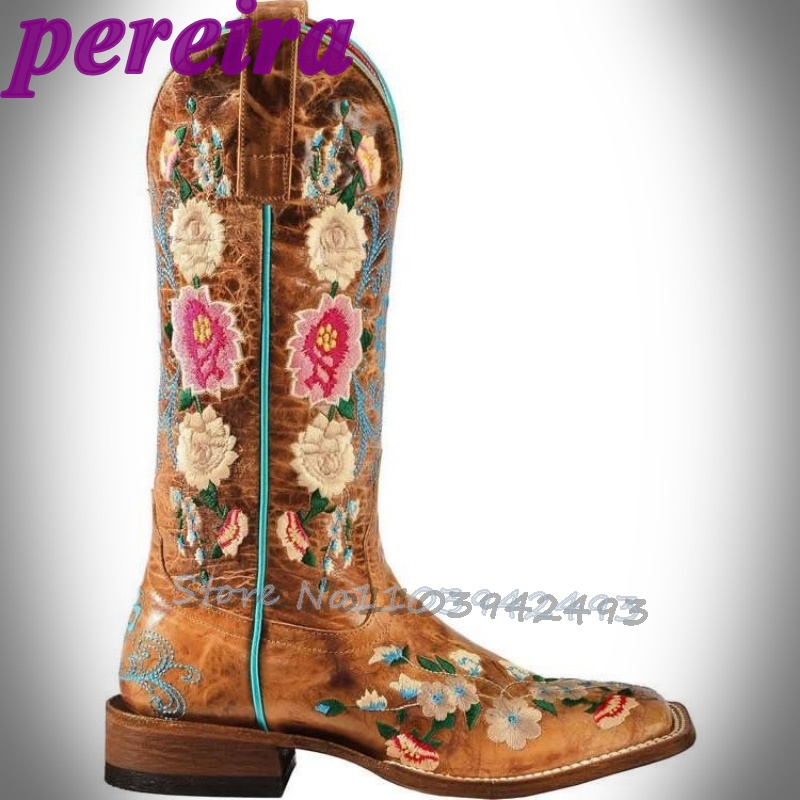 Geborduurde bloemlaarzen Rose  - Embroidery Roses recensie en prijs