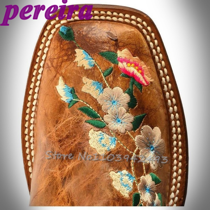 Geborduurde bloemlaarzen Rose  - Embroidery Roses recensie en prijs