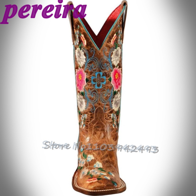 Geborduurde bloemlaarzen Rose  - Embroidery Roses recensie en prijs