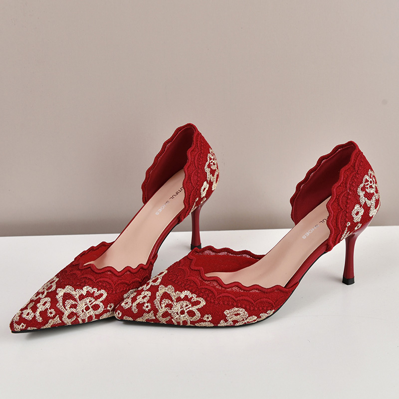 Luxe Rood Wit Kant Borduren Ho - Embroidery White Dress recensie en prijs