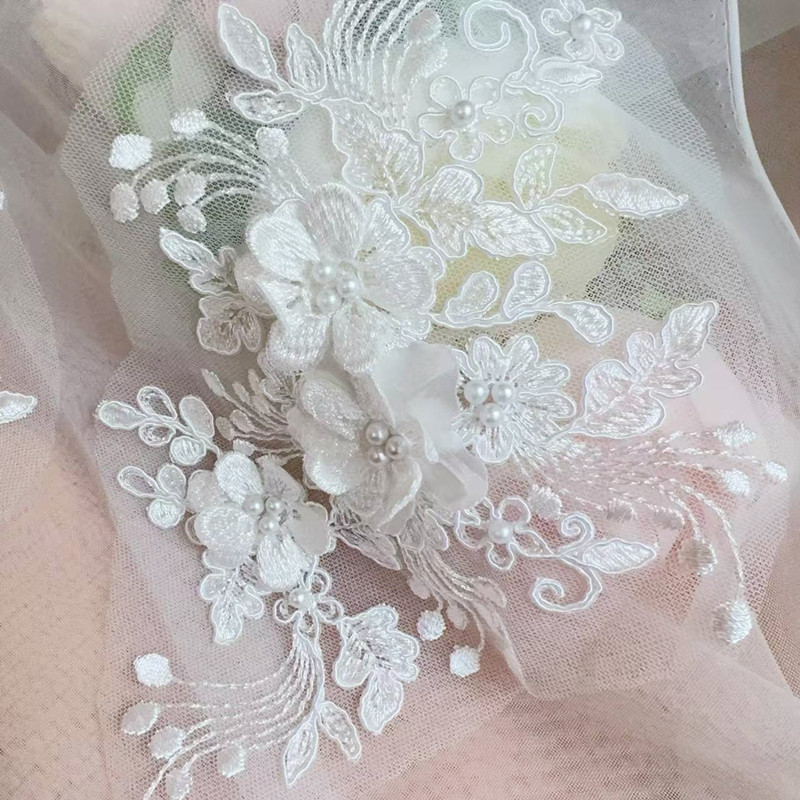 2 STUKS = 1 paar, touwborduurw - Embroidery White Dress recensie en prijs