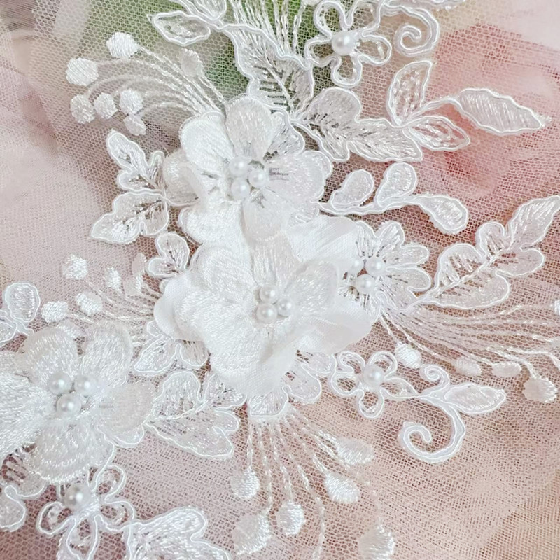 2 STUKS = 1 paar, touwborduurw - Embroidery White Dress recensie en prijs