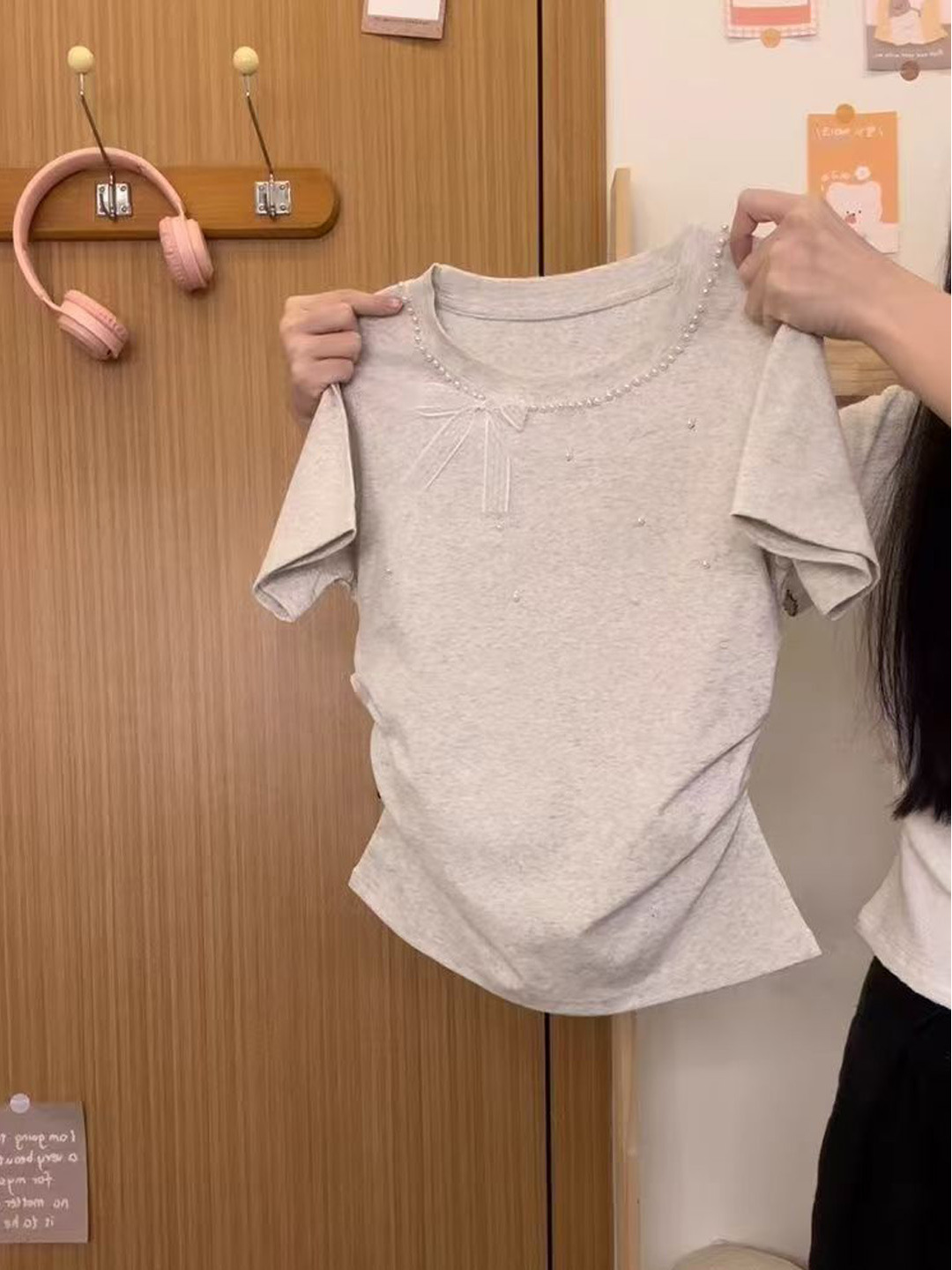 Koreaanse stijl kant-knoop T-s - Embroidery Knot recensie en prijs