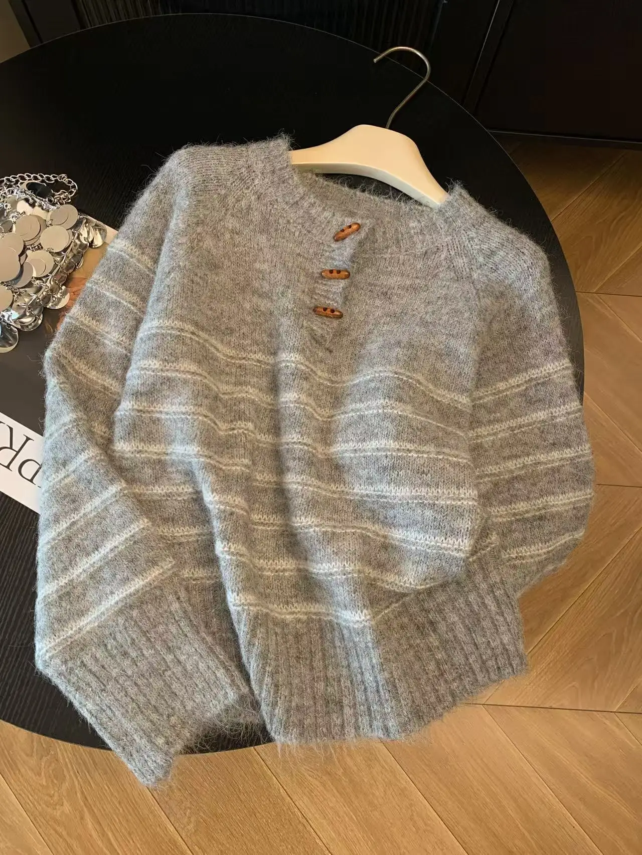 Herfst Winter Dames gestreepte - Embroidery A recensie en prijs