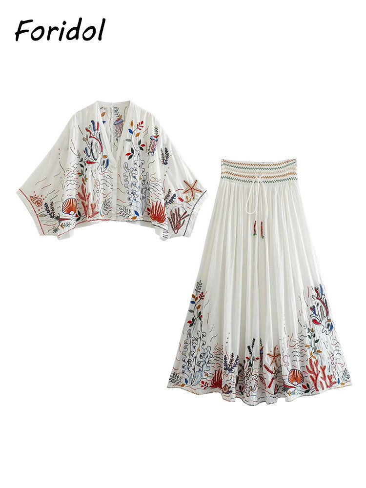Foridol Mariene Organismen Bor - Embroidery White Dress recensie en prijs