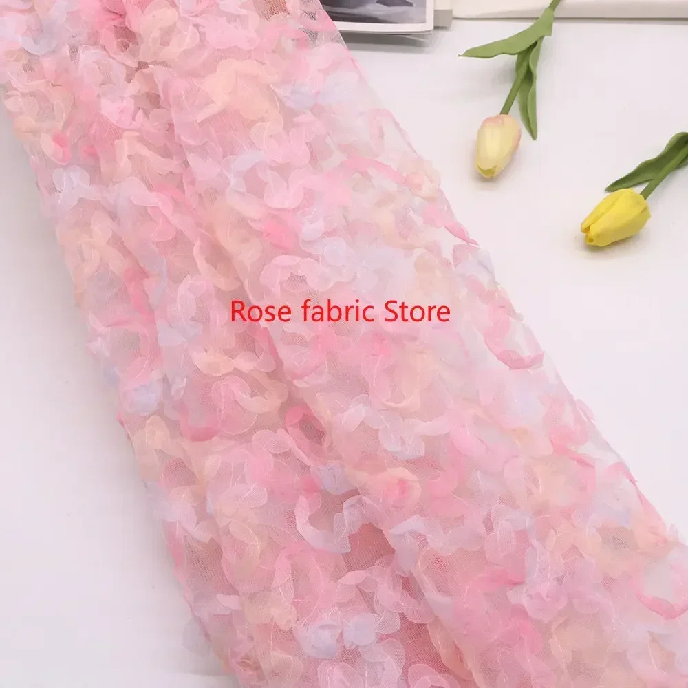 Gradient chiffon roze haak kan - Embroidery Roses recensie en prijs