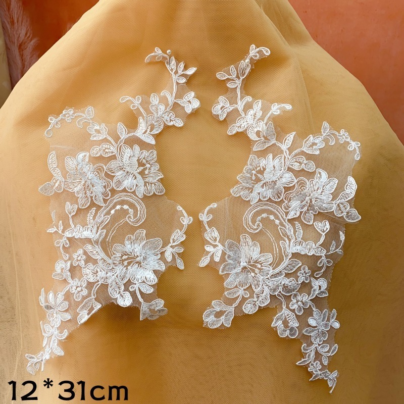 2 stuks / 4 stuks, prachtige w - Embroidery White Dress recensie en prijs