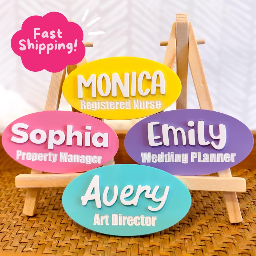 Aangepaste naam broche geperso - Embroidery Names recensie en prijs