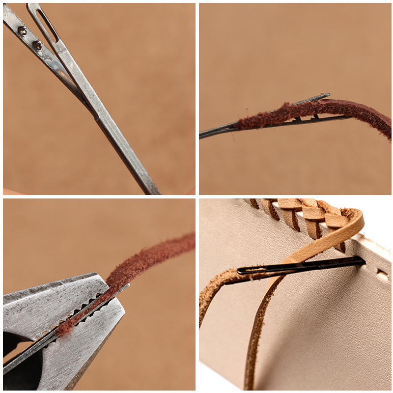 Lederen draad naald lederen to - Embroidery Knot recensie en prijs