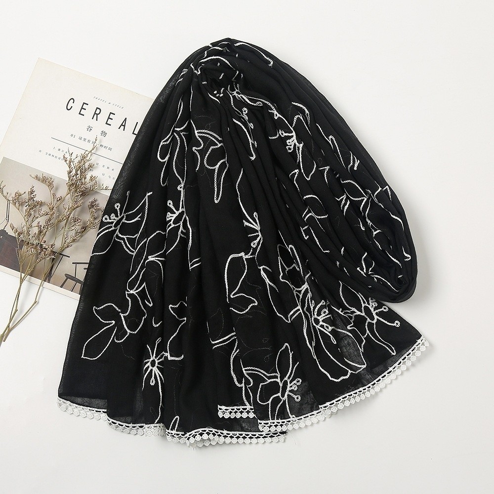 Veelzijdige elegante hijab-sja - Embroidery Hijab recensie en prijs