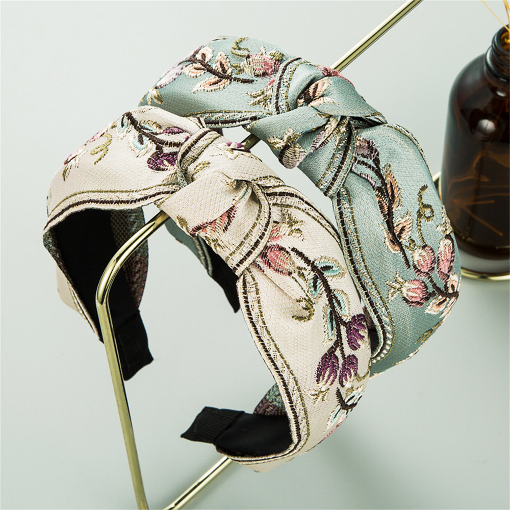 Nieuwe Retro Geknoopte Hoofdba - Embroidery Knot recensie en prijs