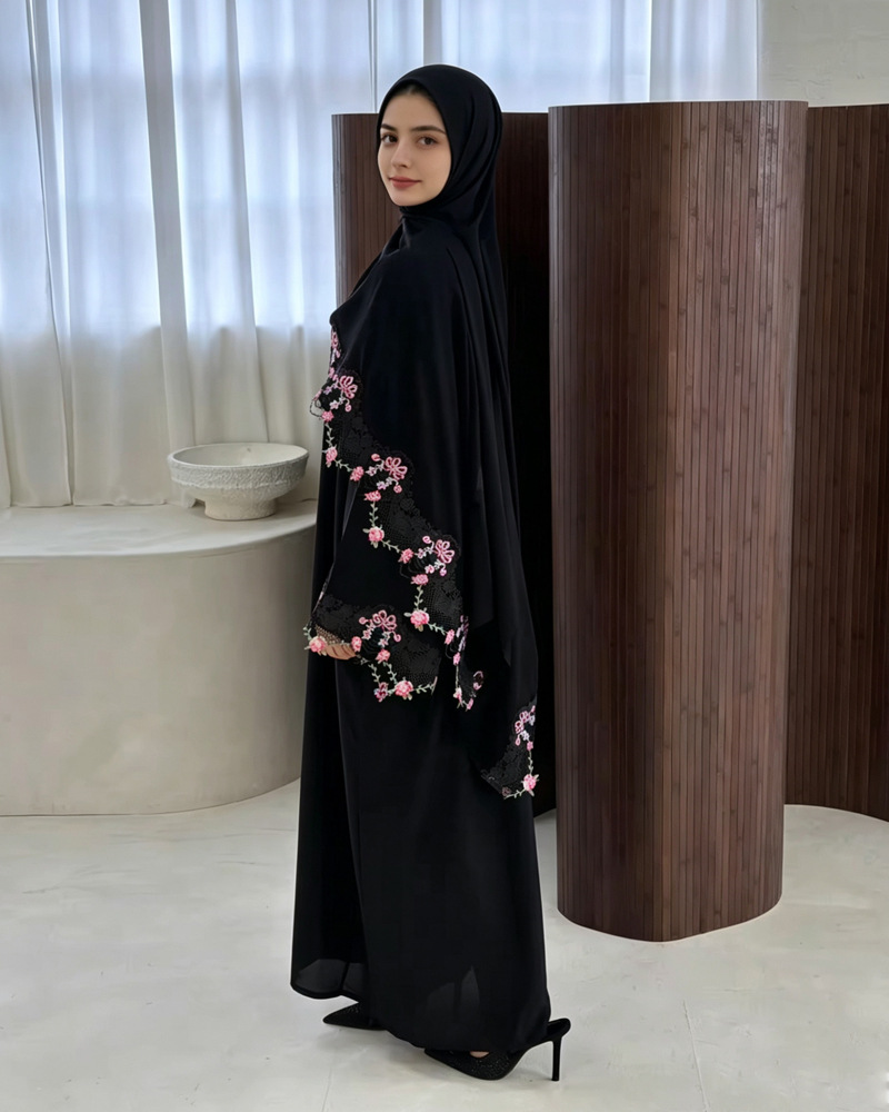 Eid Jurk Vrouwen Moslim Abaya  - Embroidery Hijab recensie en prijs