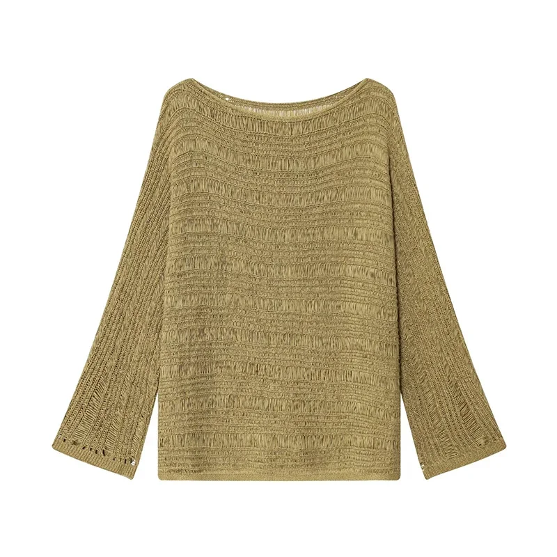 Vintage gebreide trui met boot - Embroidery A recensie en prijs