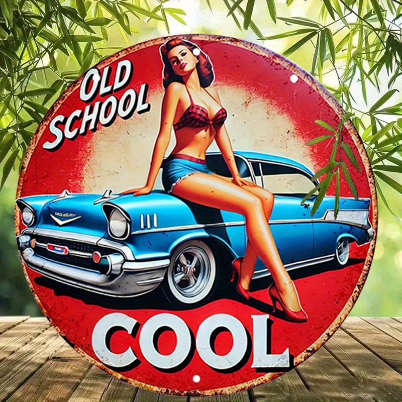 1pc Vintage Pin-Up Car & Cool  - Embroidery Red recensie en prijs