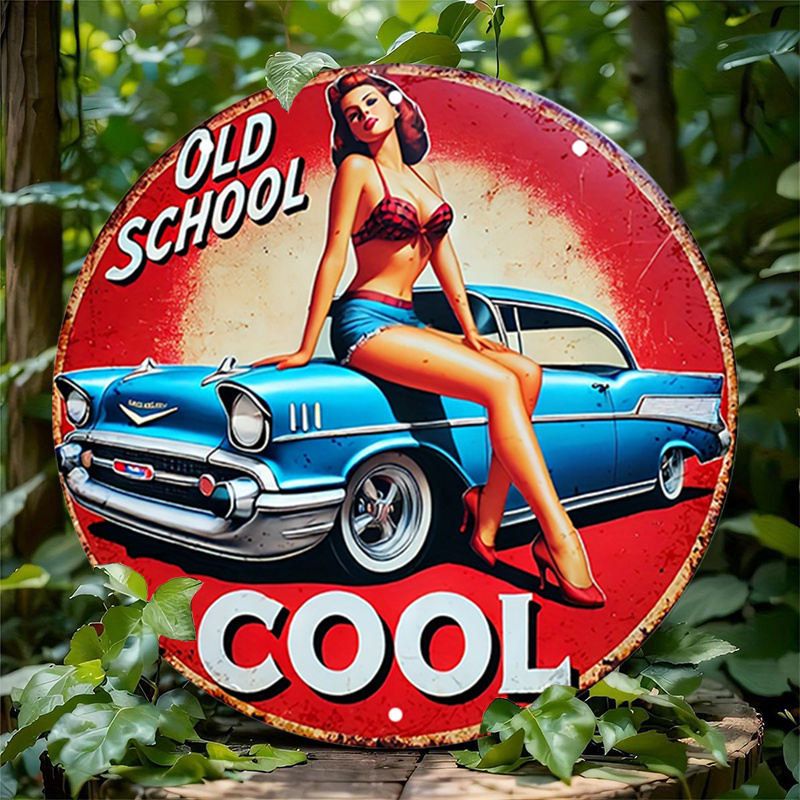 1pc Vintage Pin-Up Car & Cool  - Embroidery Red recensie en prijs
