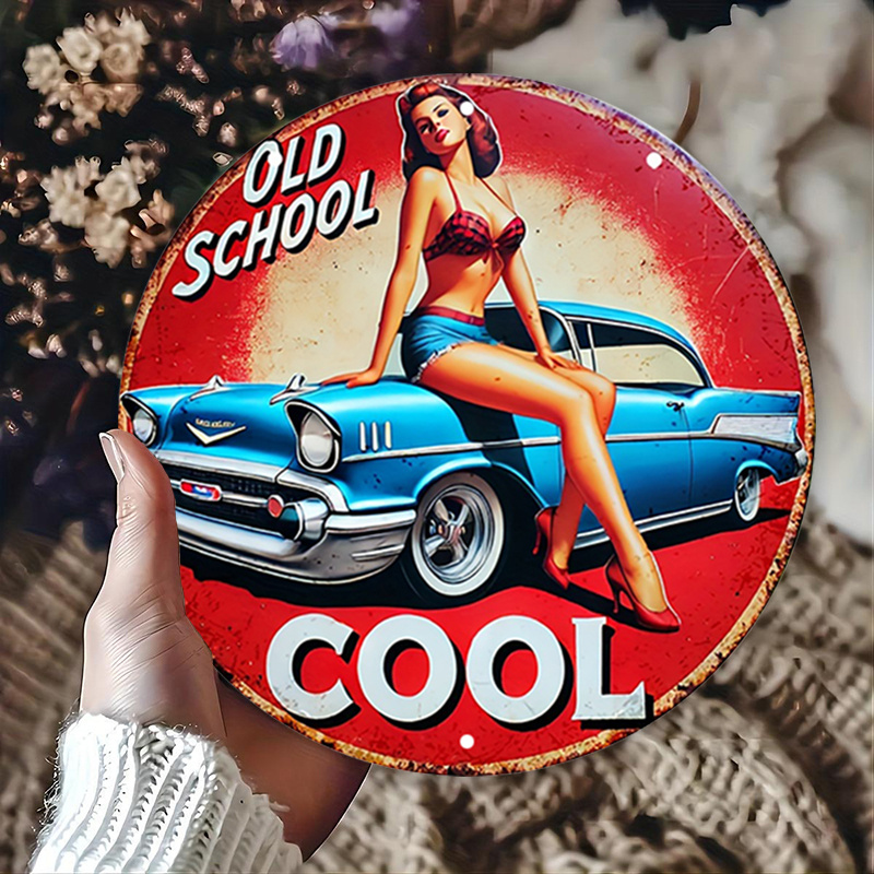 1pc Vintage Pin-Up Car & Cool  - Embroidery Red recensie en prijs