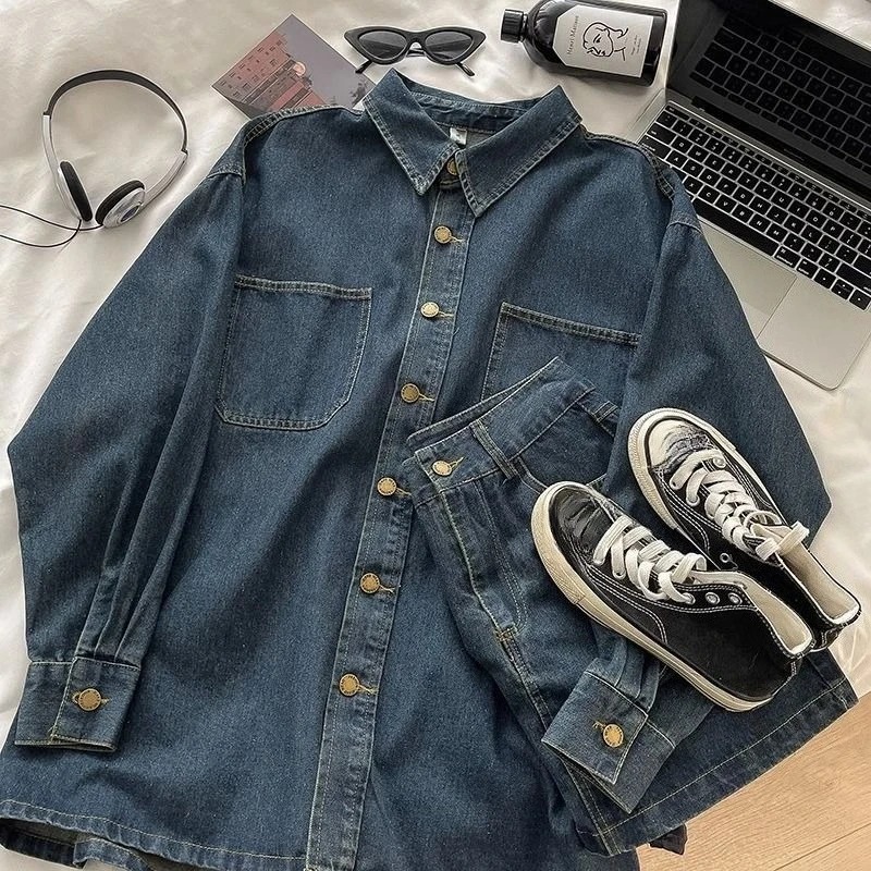Y2K Denim Rok Set: Vintage Jap - Embroidery A recensie en prijs