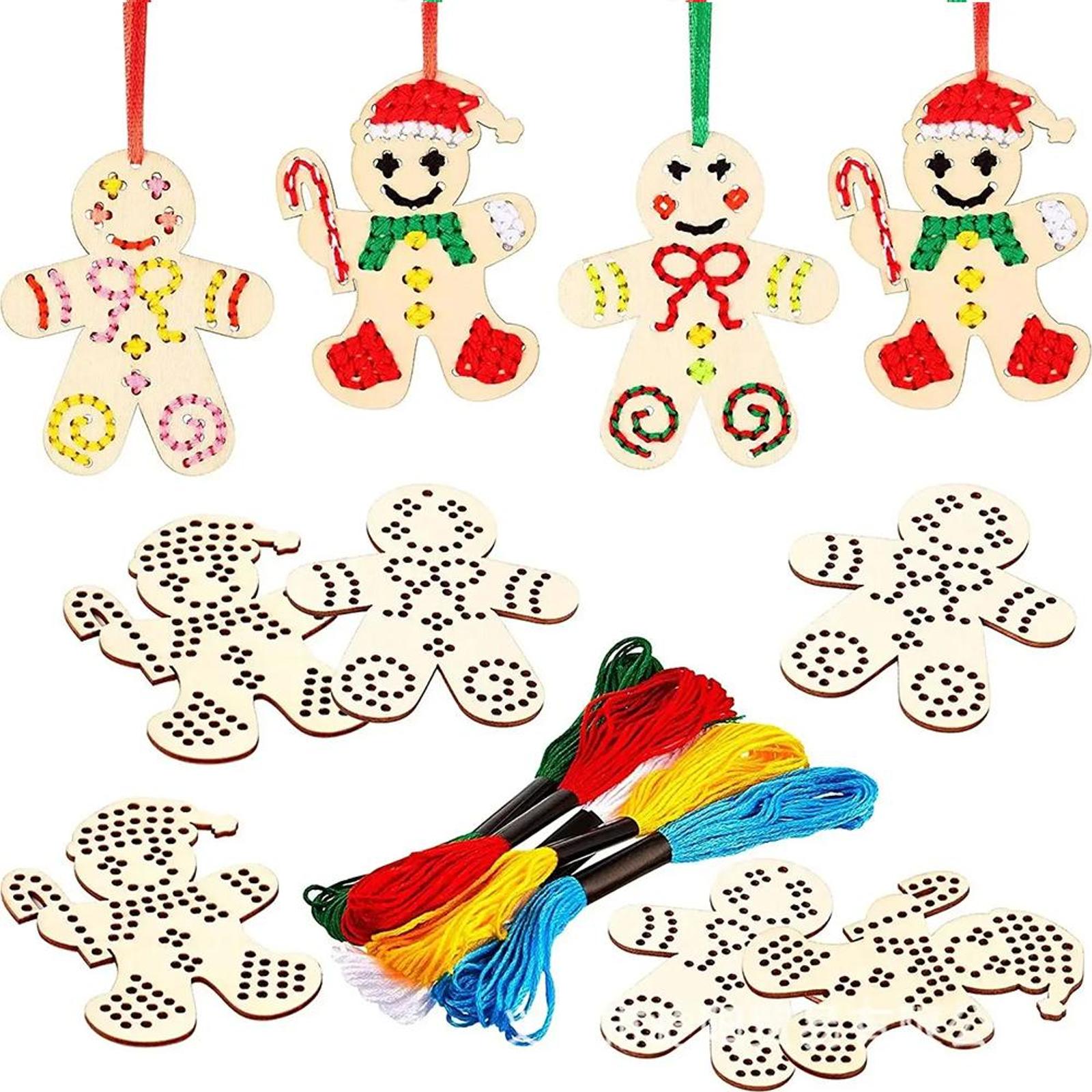 Kruissteek hangende hanger paa - Embroidery Xmas Decorations recensie en prijs