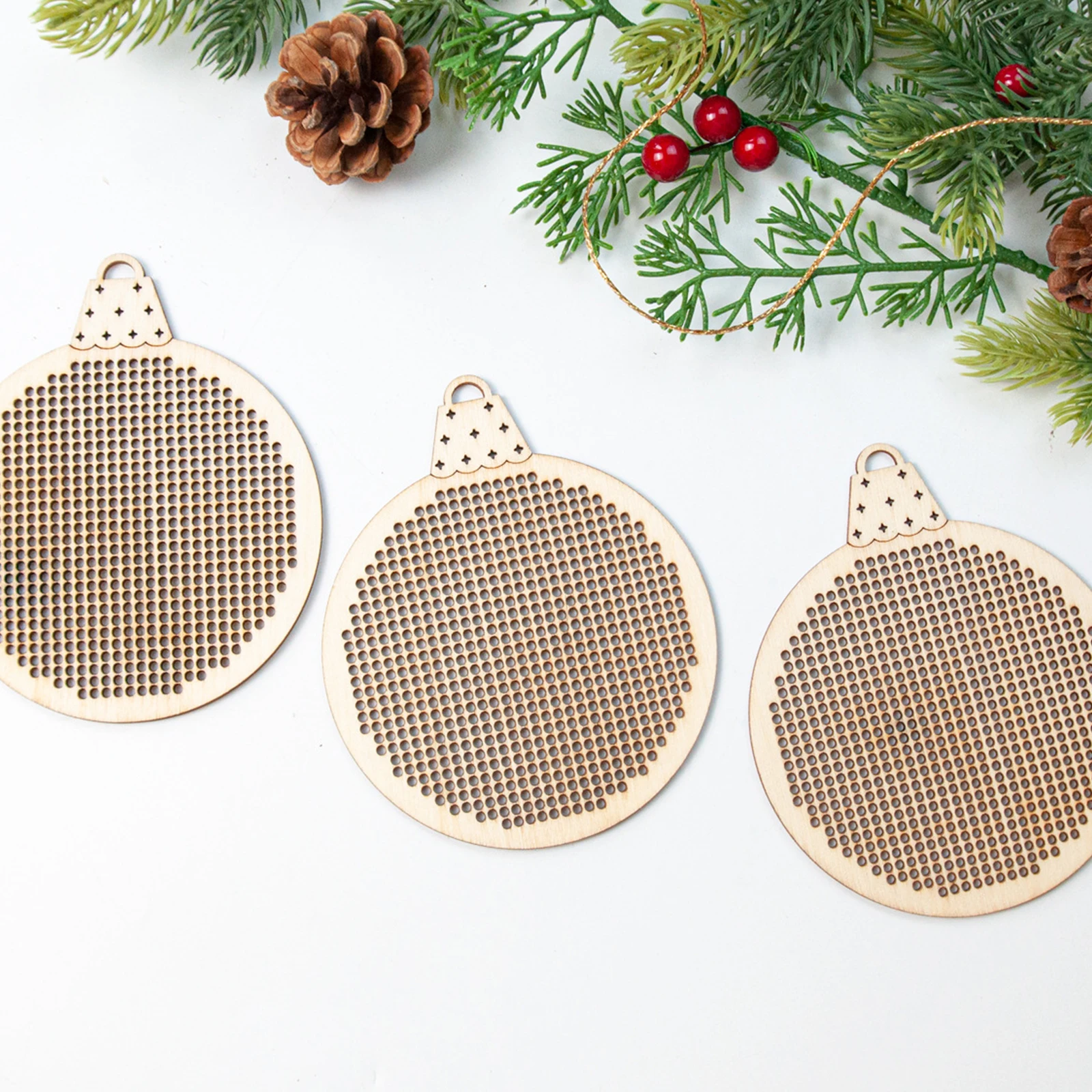 12 stuks Kerst Cross Stitch Ho - Embroidery Xmas Decorations recensie en prijs
