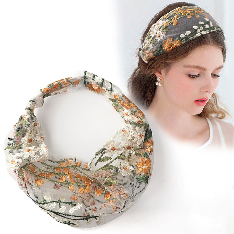 Vrouwelijke Etnische Haarbande - Embroidery Knot recensie en prijs