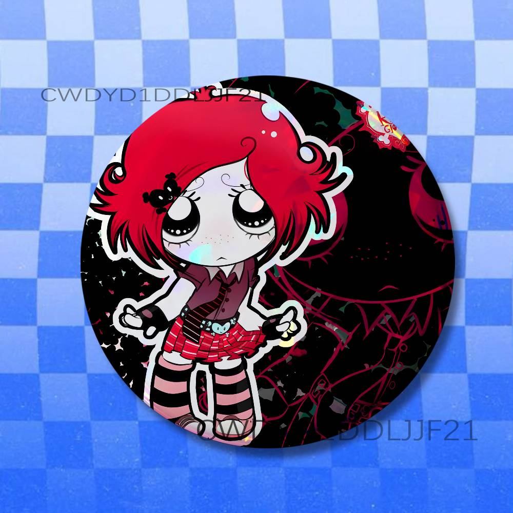 R-Ruby Gloom Gothic Badge Broc - Embroidery Gothic recensie en prijs