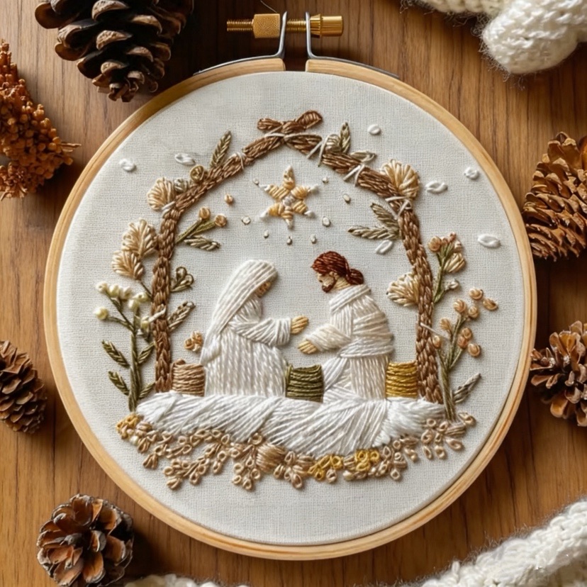 Jesus Birth Kerstborduurpakket - Embroidery Jesus recensie en prijs