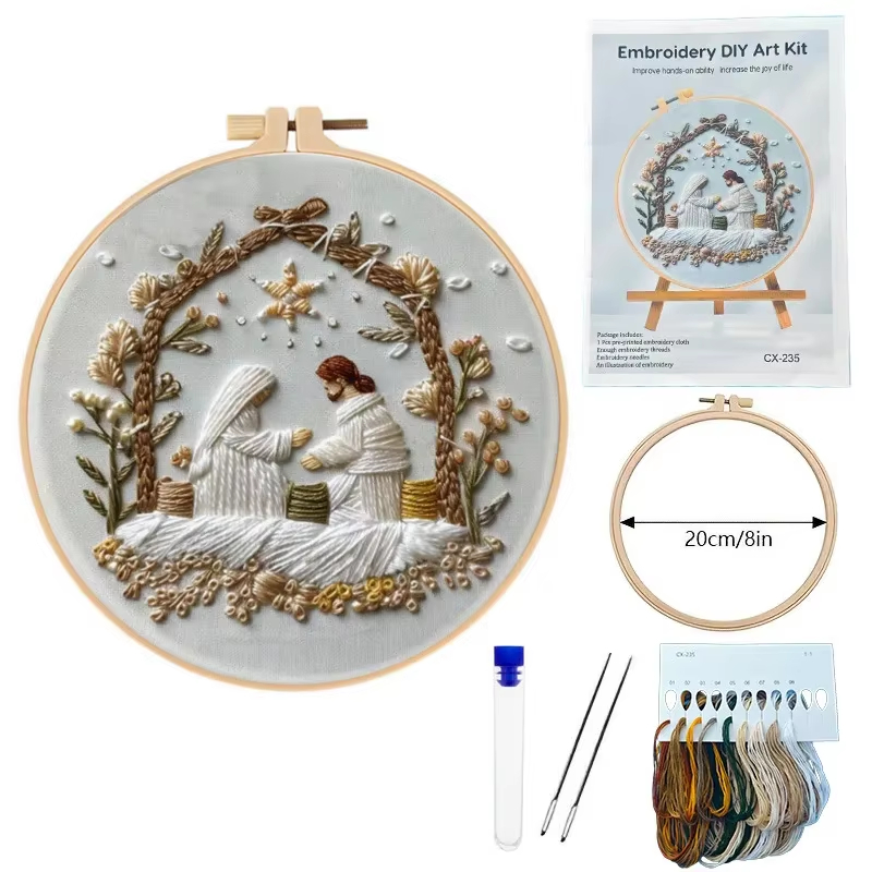 Jesus Birth Kerstborduurpakket - Embroidery Jesus recensie en prijs