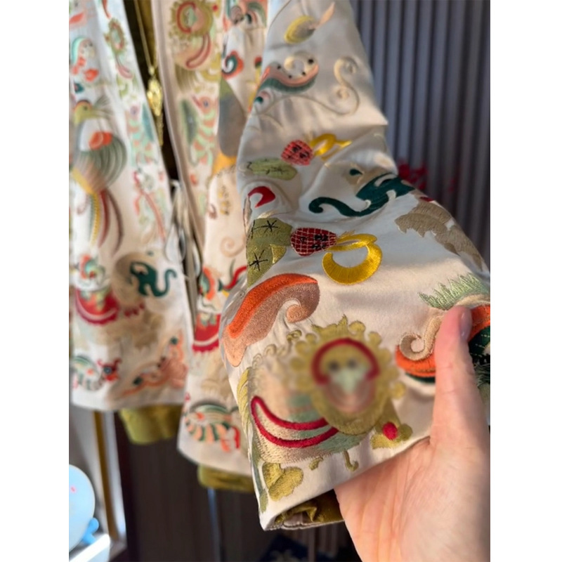 Nieuwe Chinese stijl kimono ve - Embroidery A recensie en prijs