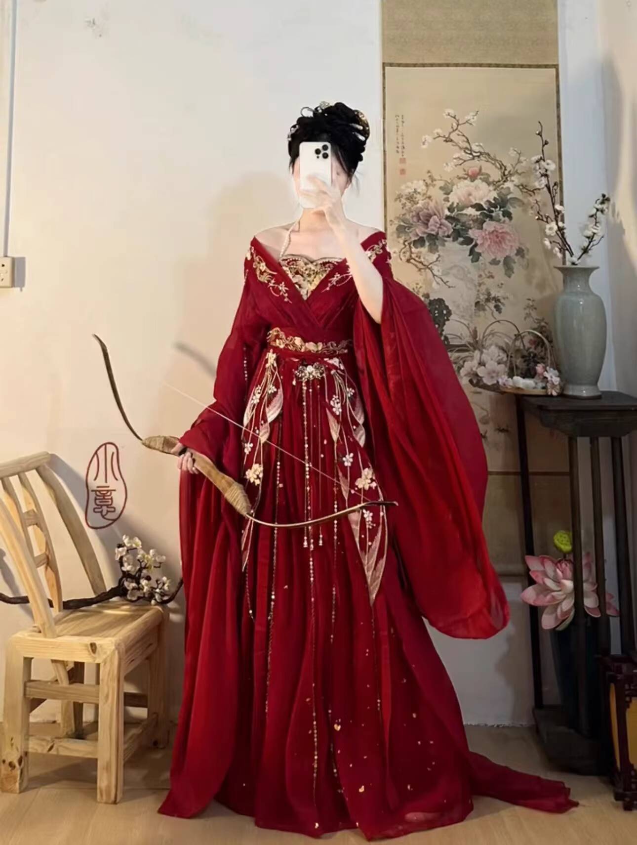 2025 hete Guofeng godin van bl - Embroidery Red recensie en prijs