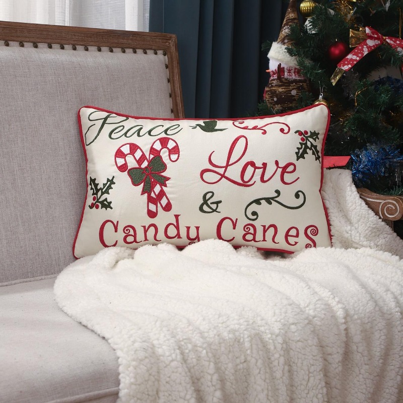 Kerst sierkussenhoes Vrede Lie - Embroidery Xmas Decorations recensie en prijs