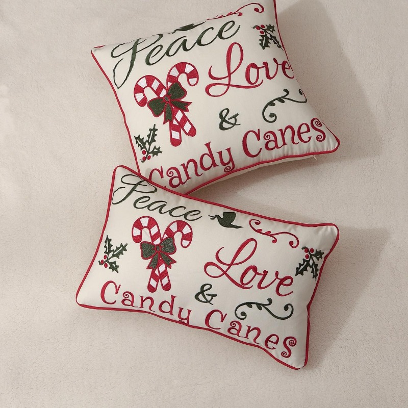 Kerst sierkussenhoes Vrede Lie - Embroidery Xmas Decorations recensie en prijs