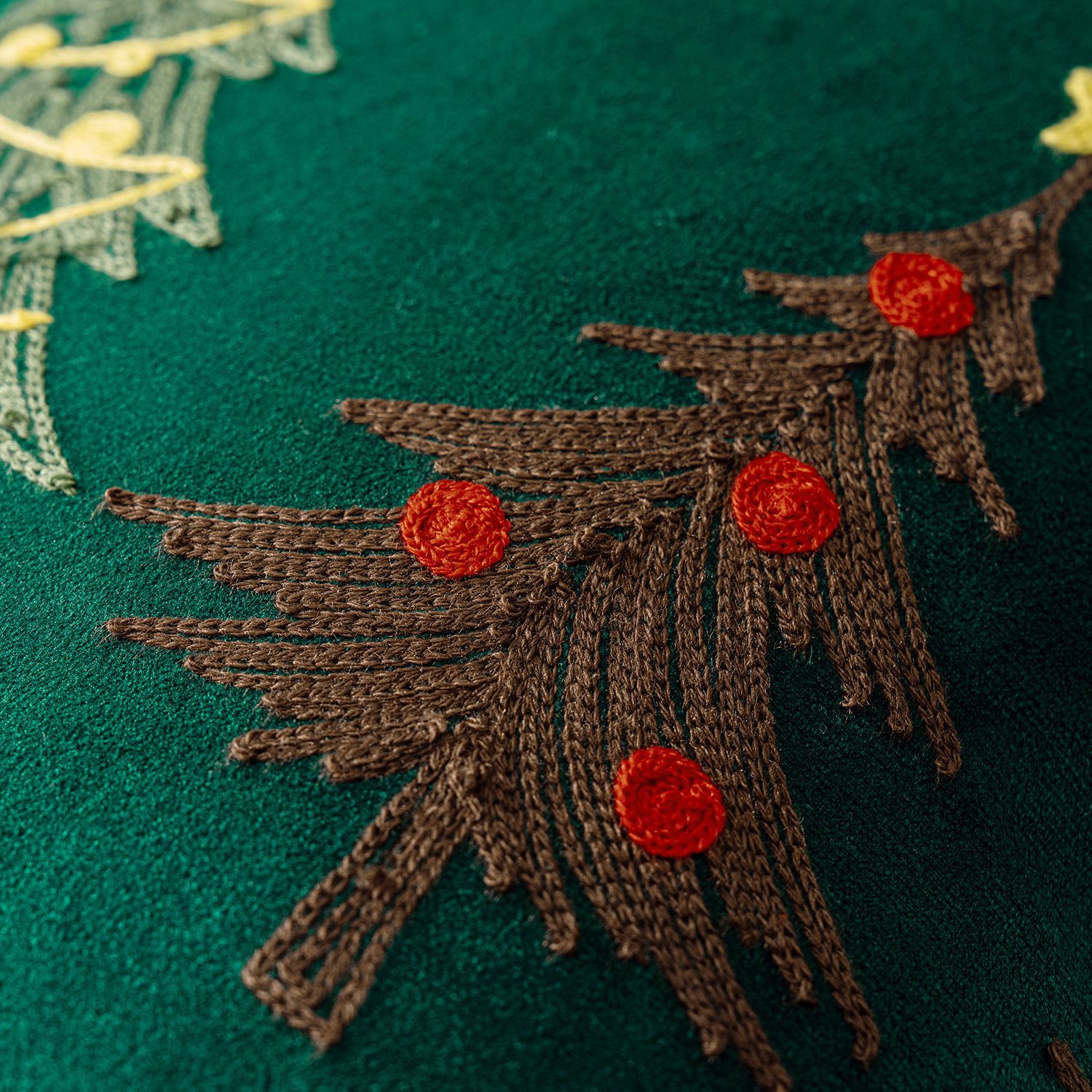 1pc borduurwerk kussenhoes ker - Embroidery Xmas Decorations recensie en prijs
