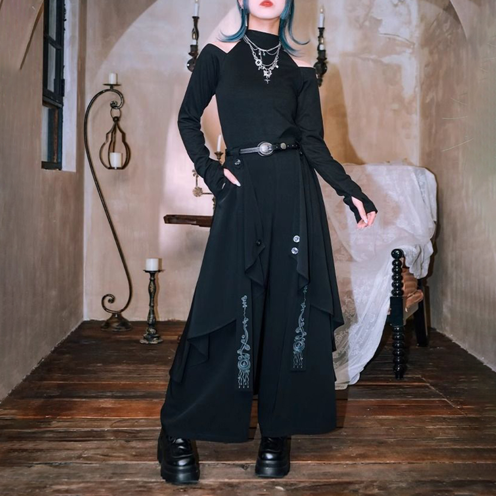 Donker gotisch geborduurd lint - Embroidery Gothic recensie en prijs