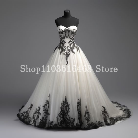 Zwart Wit Gothic Geborduurde T - Embroidery Gothic recensie en prijs
