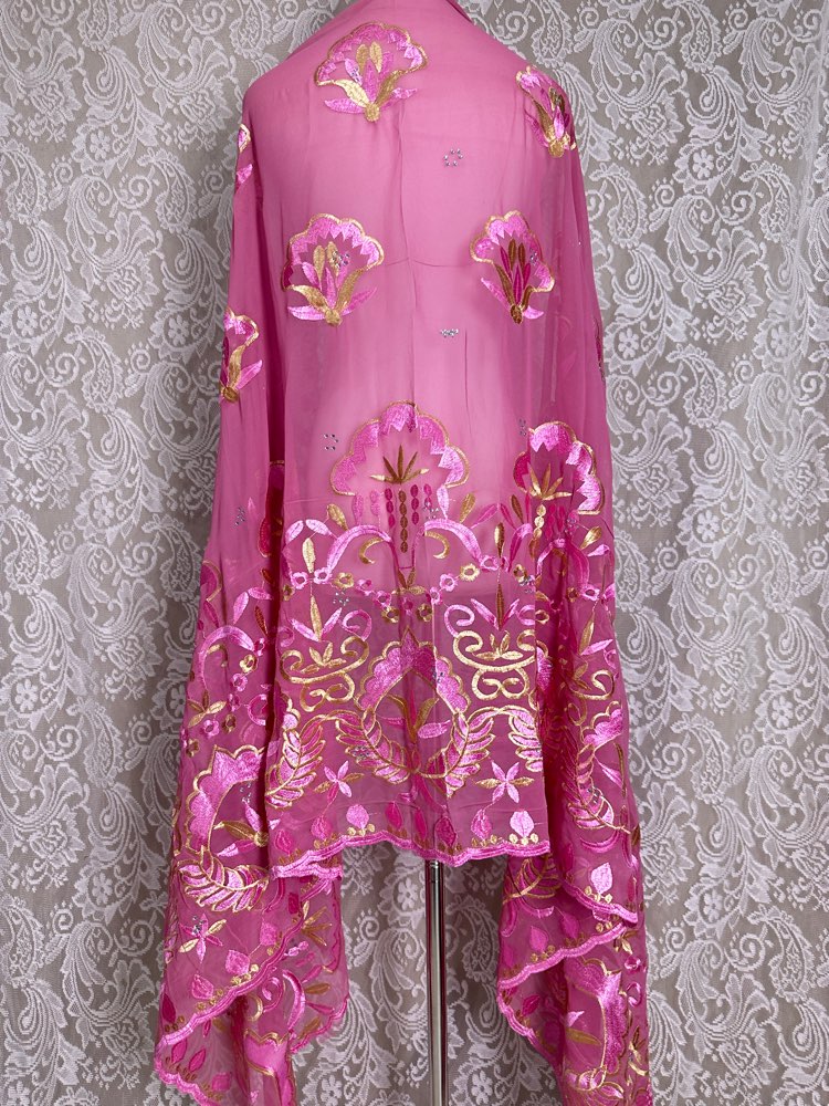 Afrikaanse Moslim Hijab Sjaal  - Embroidery Hijab recensie en prijs