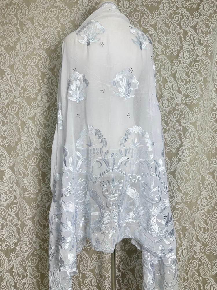 Afrikaanse Moslim Hijab Sjaal  - Embroidery Hijab recensie en prijs