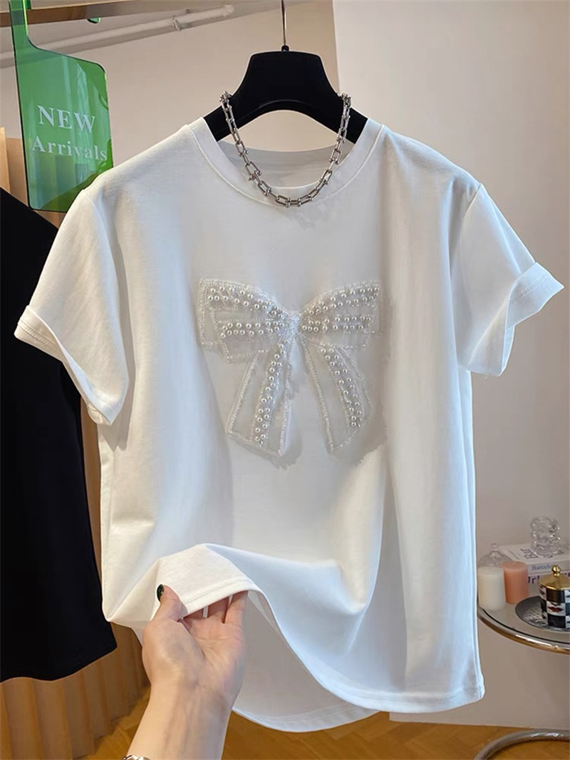   T-shirt met parelknoop en ko - Embroidery Knot recensie en prijs