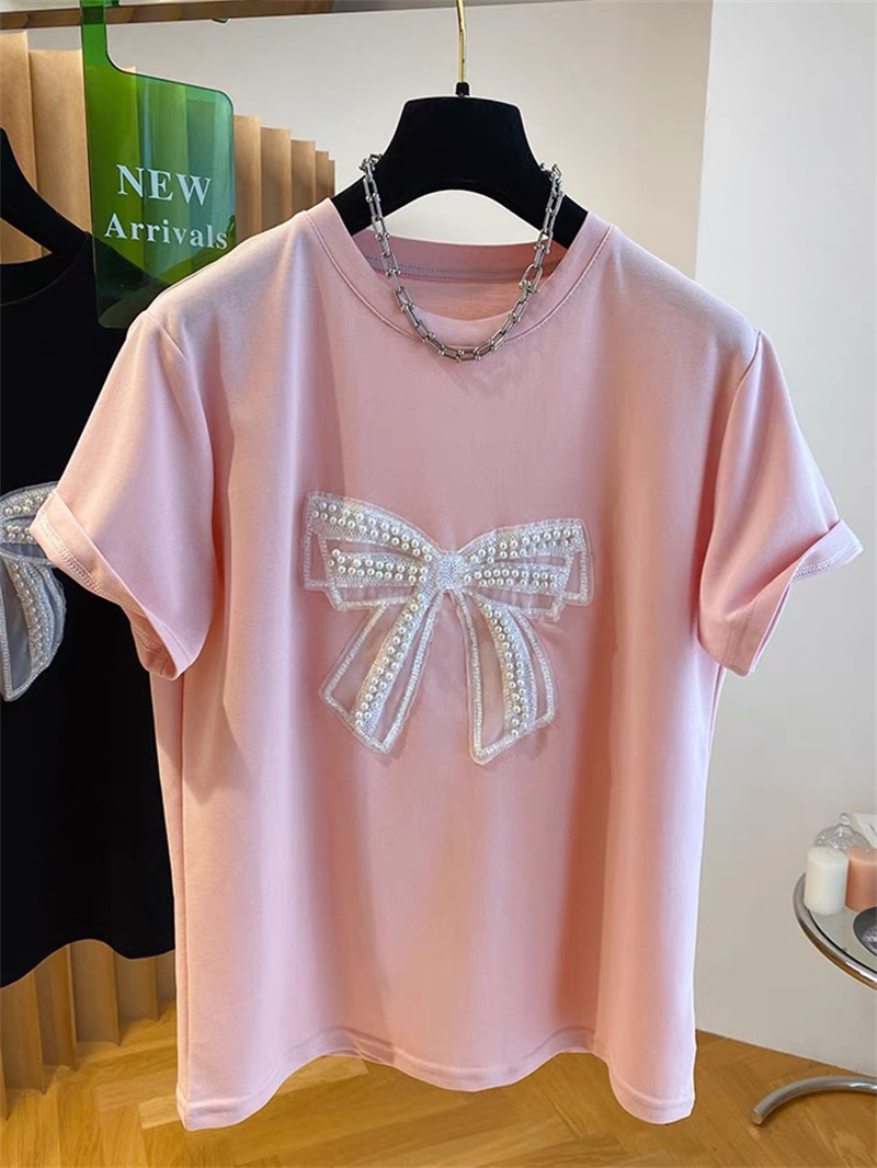   T-shirt met parelknoop en ko - Embroidery Knot recensie en prijs