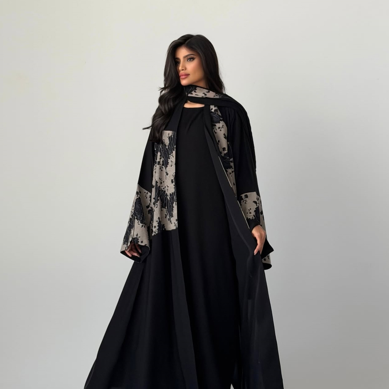 Vrouwen Eid Abaya Hijab 2-deli - Embroidery Hijab recensie en prijs
